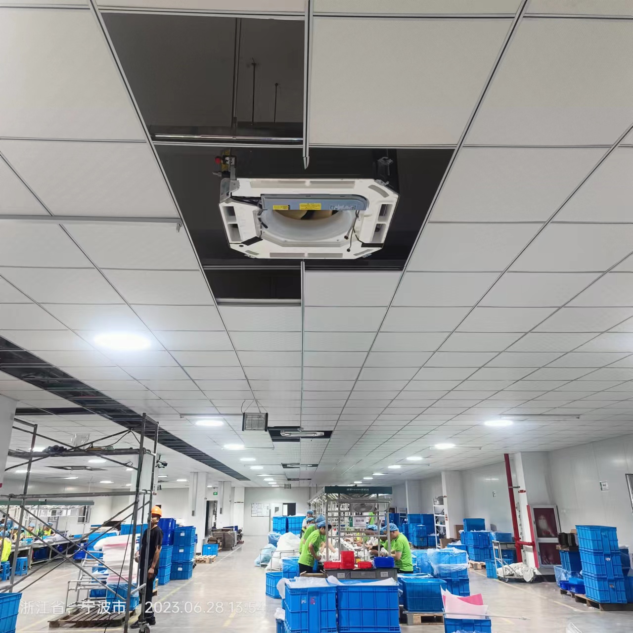 車間中央空調(diào)安裝